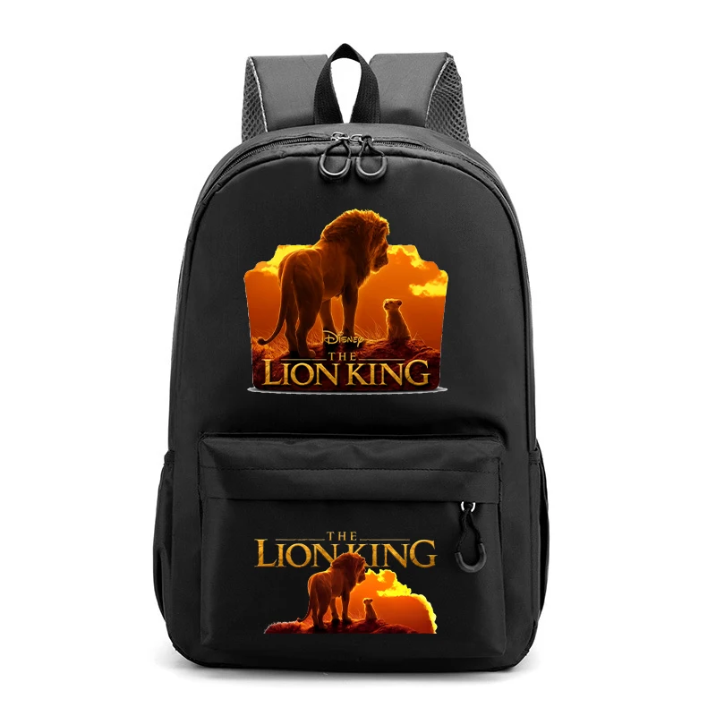 Mufasa The Lion King Kids Childern School Bag Disney Movie Cartoon Print Backpack Rucksack Student Knapsack Birthday Surpris New