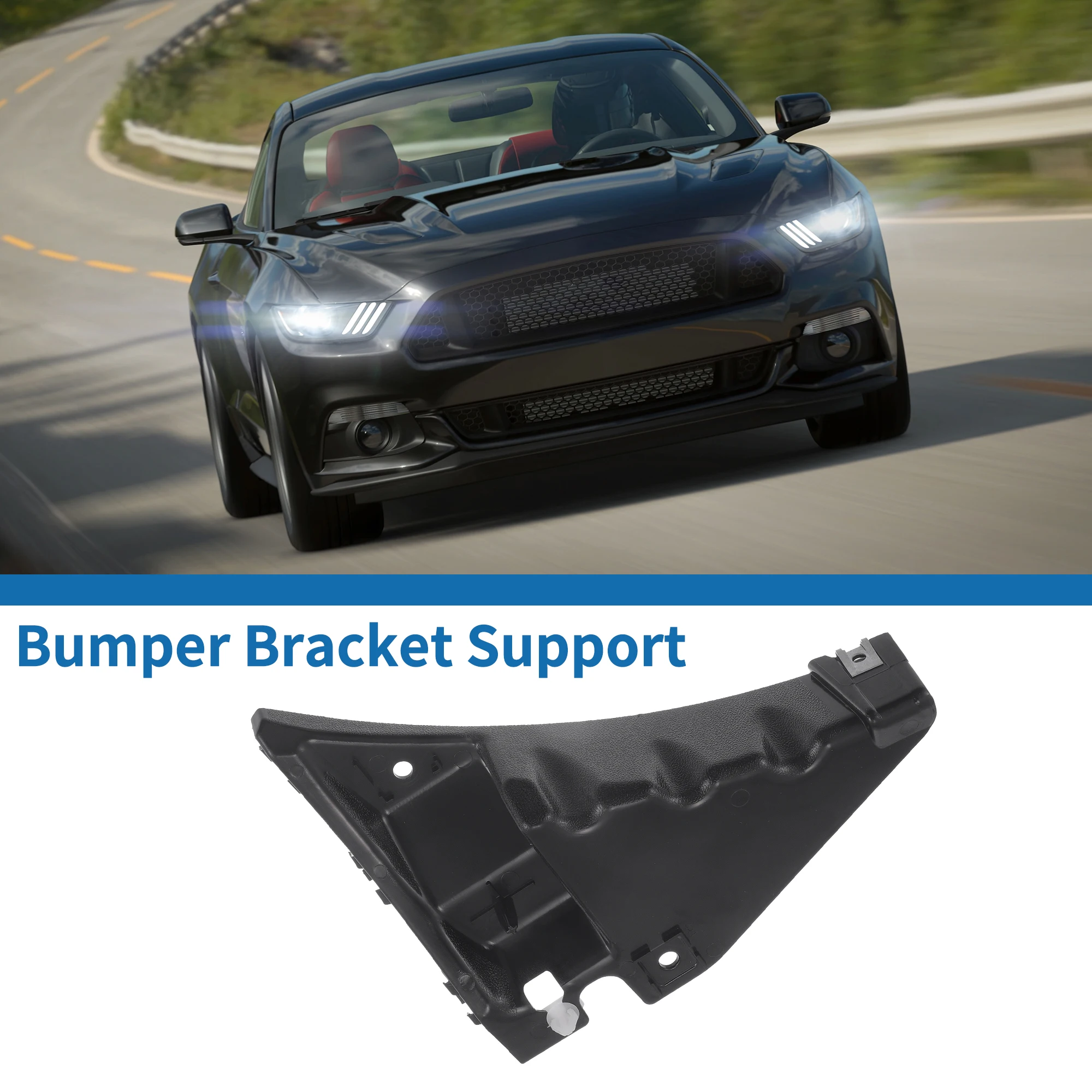 UXCELL Bumper Support Bracket for Ford for Mustang 2010-2014 No.AR3Z17C861A Left Right Side Front Bumper Retainer