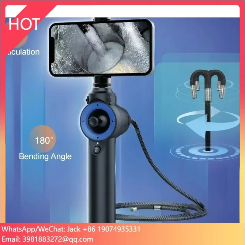 

Portable Industrial Video Borescope Snaked Camera With 360 Degree Joystick Rotation 6mm Diameter 1M Probe Tube