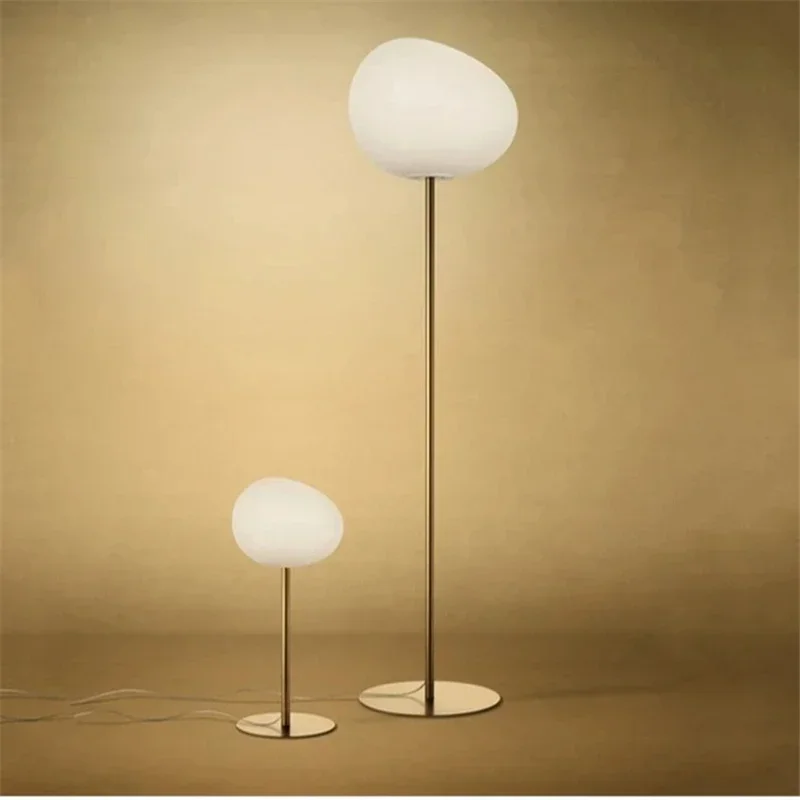 Modern Glass floor lamps Italy Foscarini Gregg Standing light Led Irregular desk lamp Dining Room Kitchen loft Lighting Fixtures