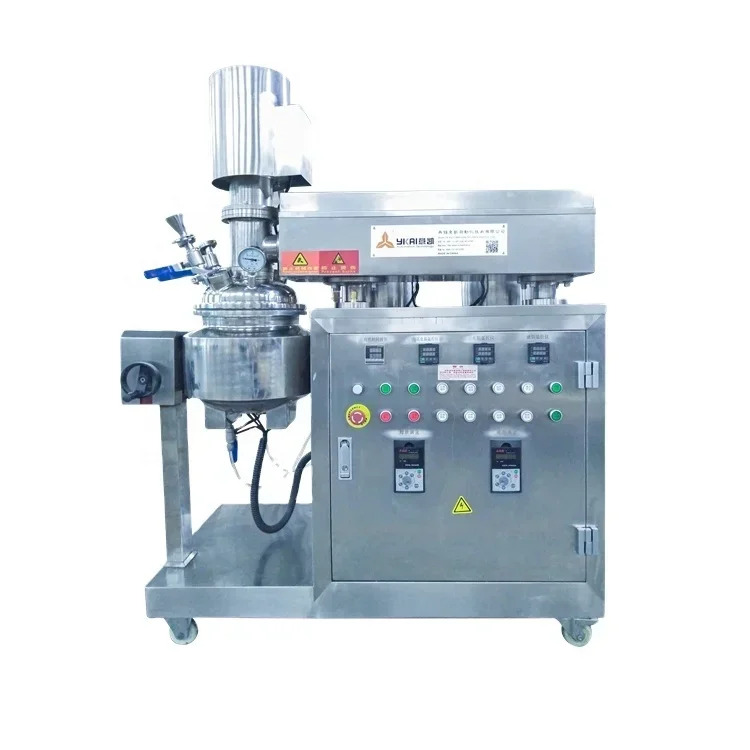 Stainless steel chemical machinery mixing equipment liquid mixer vacuum emulsifier homogenizer