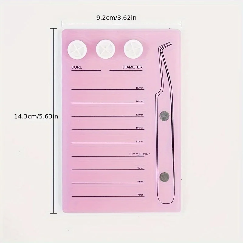 رمش تمديد مقياس حامل المغناطيسي الاكريليك لاش مجلس الغراء البليت كوب نظيفة صحية كاذبة رمش الوسادة رمش أدوات ماكياج #6