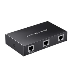 2 ポート RJ45 ネットワーク スイッチング セレクター ネットワーク スイッチャー スプリッター 2 in 1