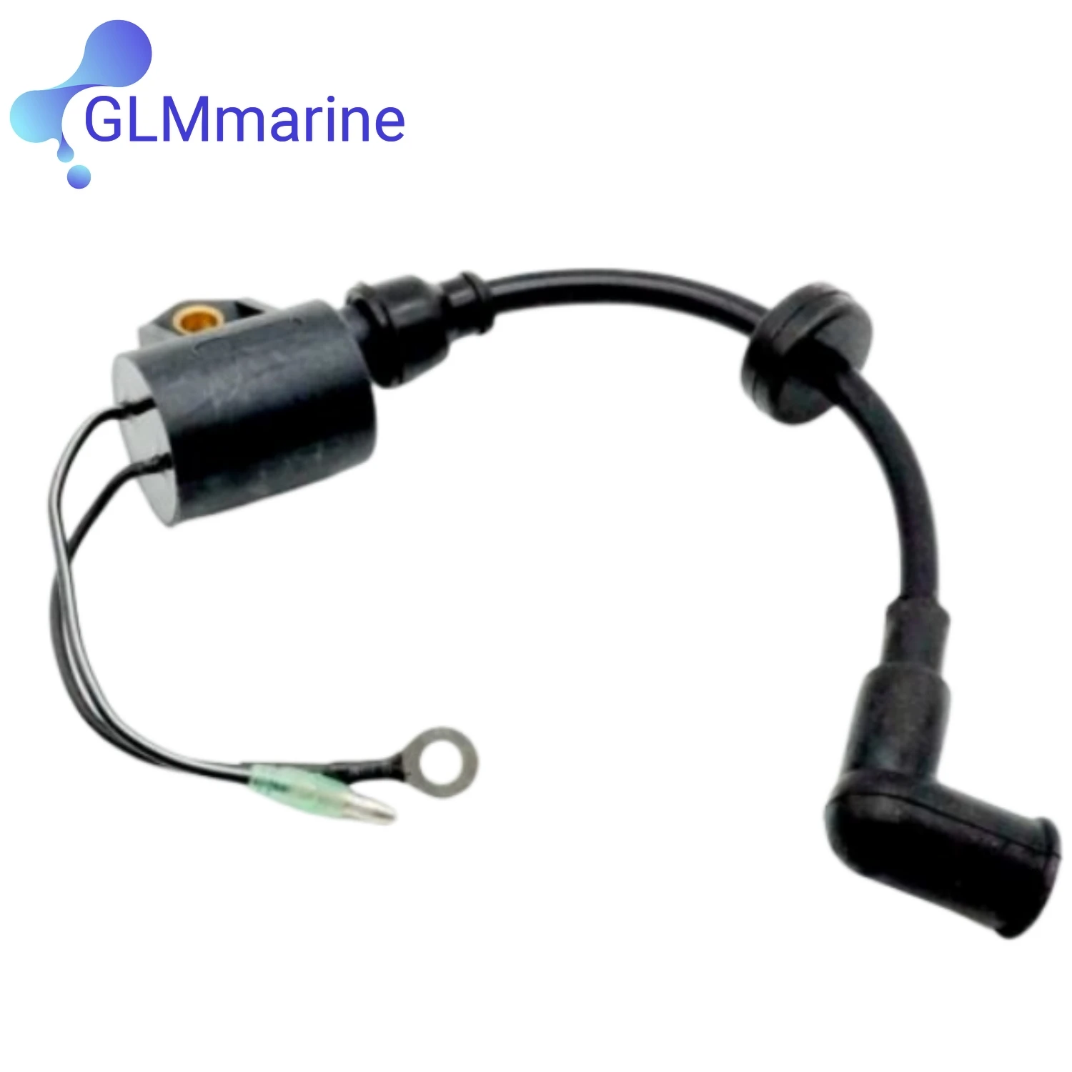 2 Pcs Ignition Coil Assy 61N-85570-00 Compatible with Yamaha 2 Stroke 20 25 30 HP C30 Outboard Motor Replaces 61N-85570-10 view 4