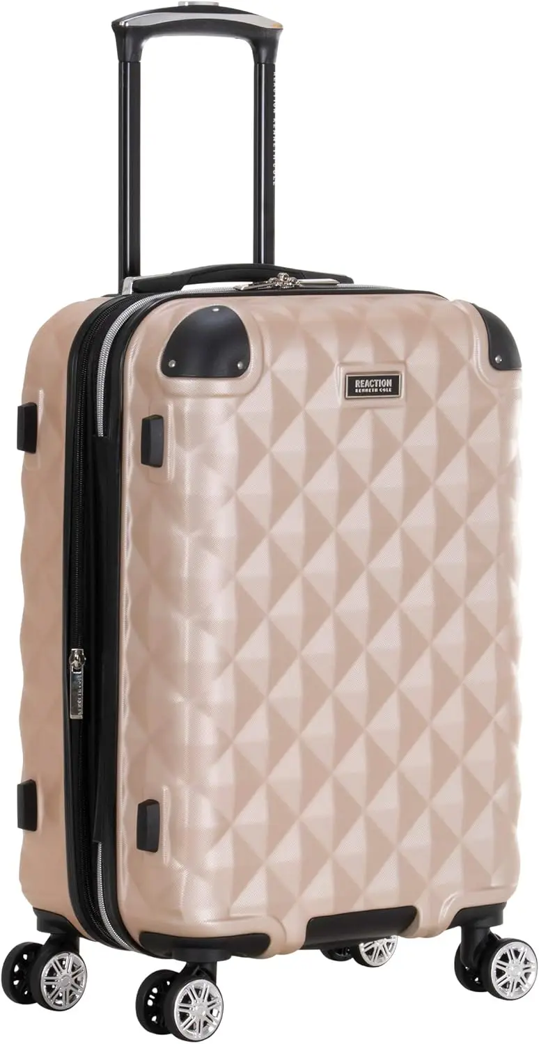 

Lightweight Hardside Expandable 8-Wheel Spinner Travel Luggage, Rose Gold, 20-Inch Carry On