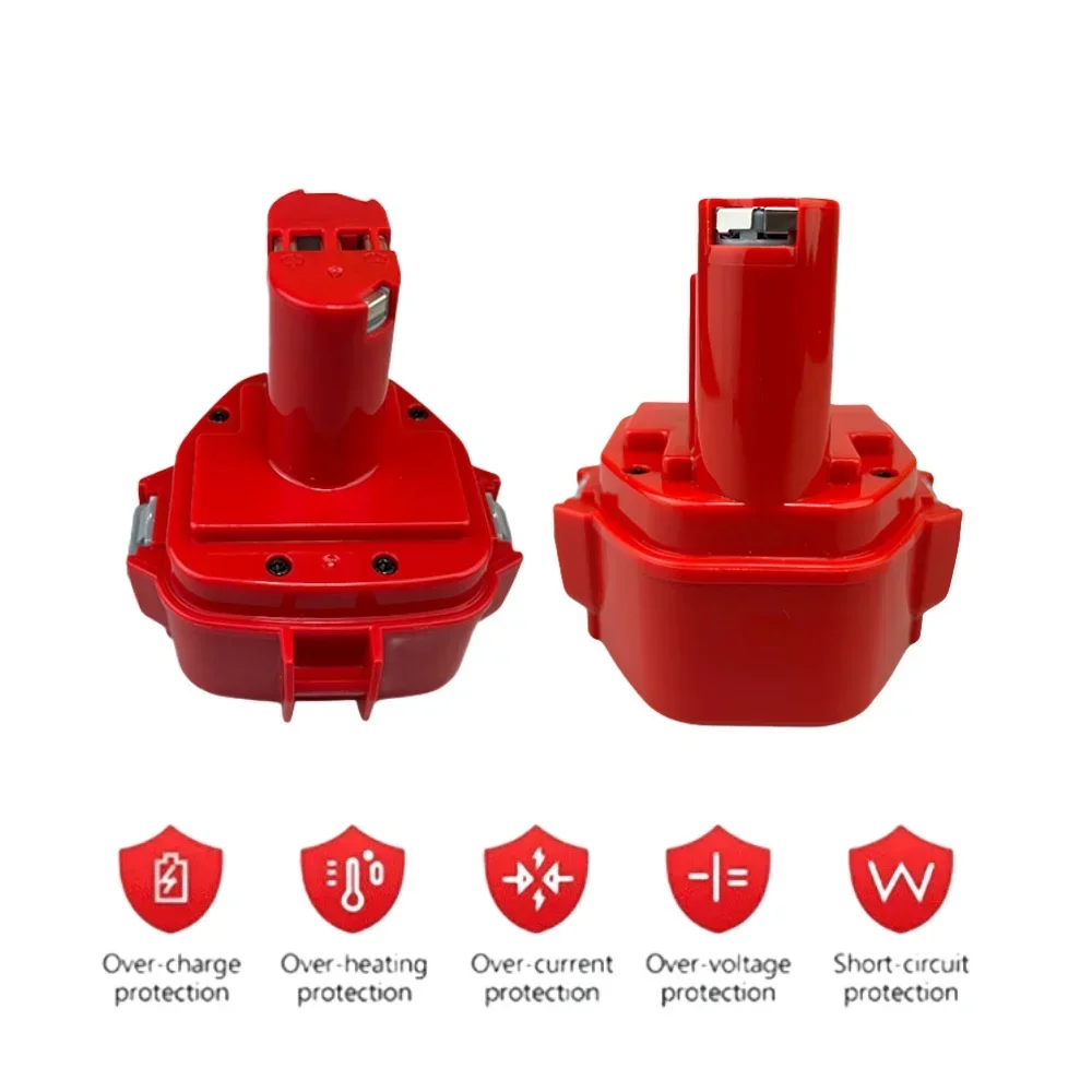 Replacement Batteries For Makita 12V 4.8/6.8/9.8/12.8Ah screwdriver battery Cordless PA12 PA14 PA09 PA18 Drill Tools Bateria