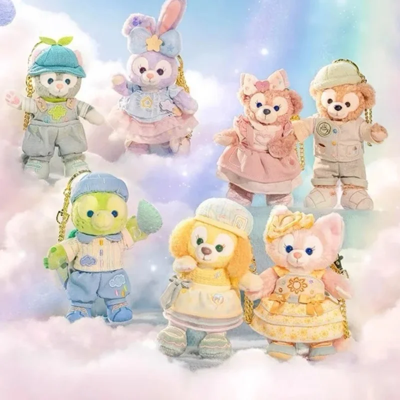 

Новинка 2024 года, милая плюшевая серия натуральных цветов Linabell Stellalou Duffy, кукла-подвеска, сумка-мессенджер, небольшой кулон, брелок для ключей, подарки в форме сердца