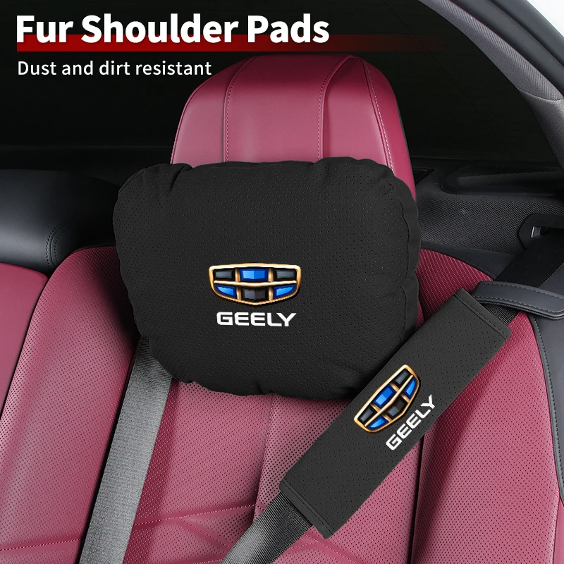 Подголовник автомобиля, подушка для шеи, наплечники, аксессуары для интерьера для Geely Atlas SUV Boyue Borui Coolray Emgrand GE NL3 EX7 X7 EC7 GX