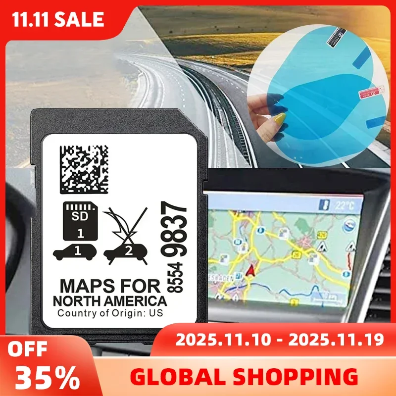

8GB GPS Update Software North America Maps SD Card for Chevrolet GMC Buick Cadillac Vehicle Sat Nav Navigation Card OEM
