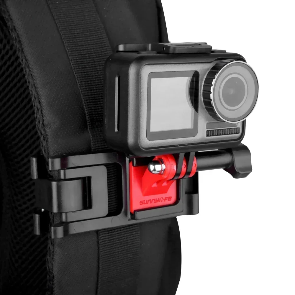 Sports Camera Backpack Clip Adjustable Holder Clip Backpack Clamp Mount For Hero 11 Adjustable Camera Accessories