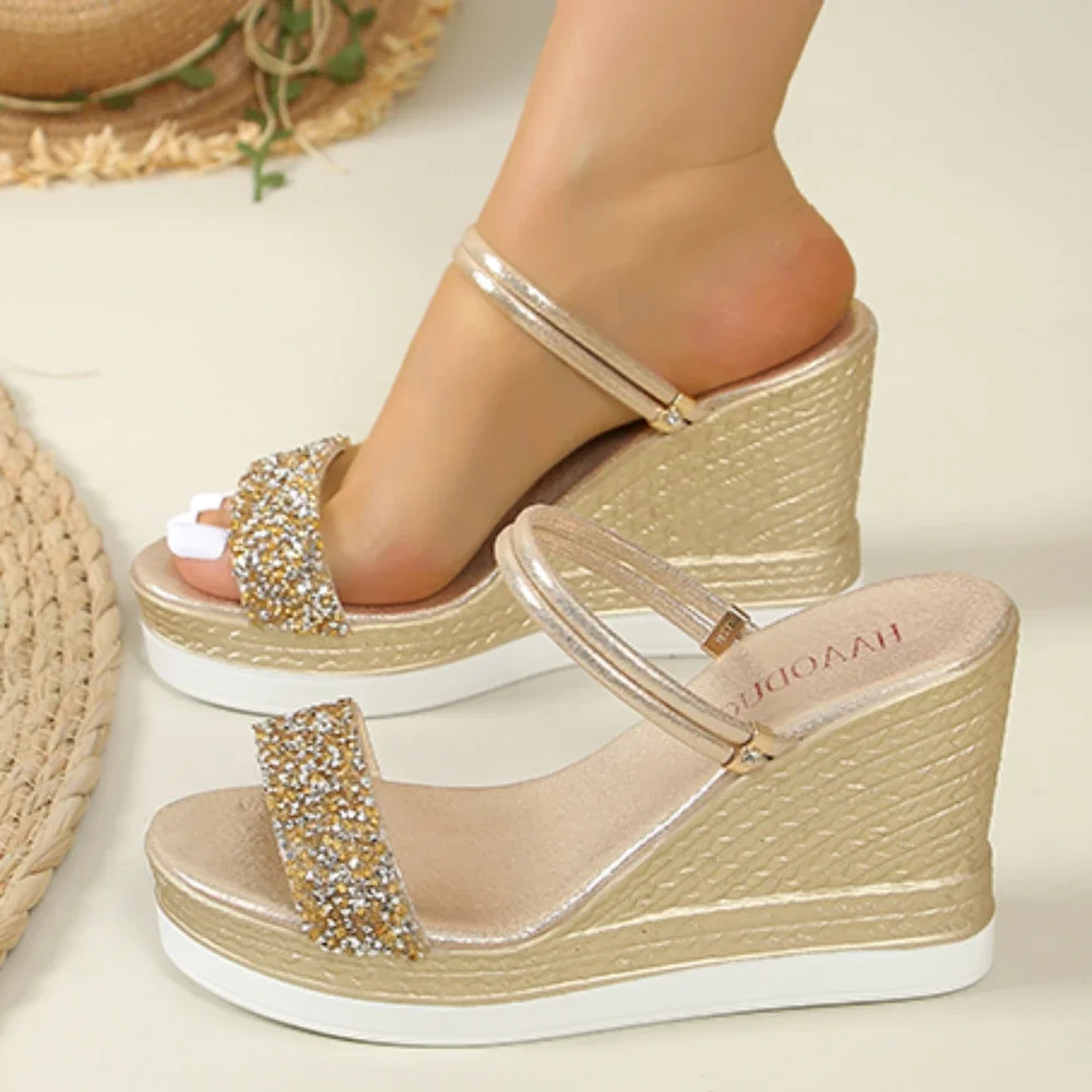 Summer Shoes for Women Wedges Sandals Women High Heels Sandals Slides Women Designers Shoes Platform Sandals Outdoor Plus Size