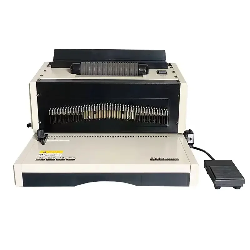 

For 2025 NEW Arrival Electric Spiral Coil Binding Machine For Post-Press Equipment Punching & Binding Machine