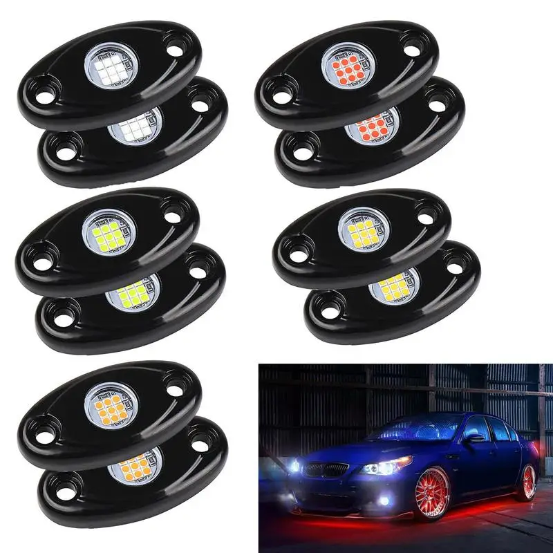 Car Chassis Ambient Lights High Brightness Under Body LED Glow Neon Light Waterproof Decorative Bar Lamp Car Accessories