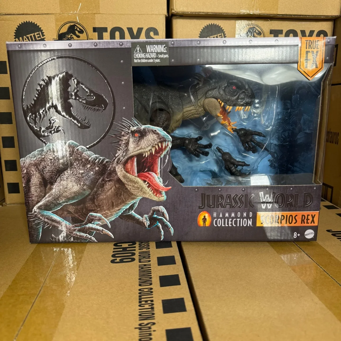 In Stock Mattel Jurassic World Hammond Collection Scorpios Rex Deluxe Articulated Action Figure JKG97