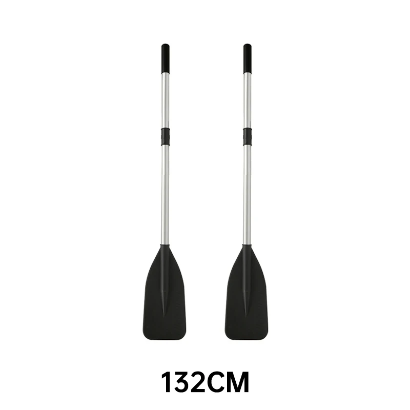 132CM 2Pcs Paddle Boat Paddle Aluminium Alloy Rubber Boat Kayak Fishing Boat with Universal Paddle Seat Hand Crank Boat Pulp