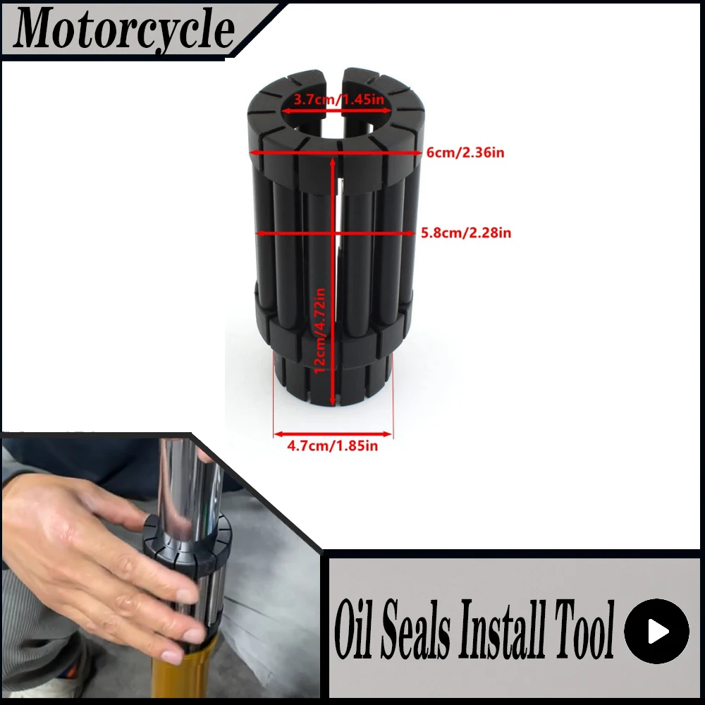 Motorcycle Fork Seal Driver Tool Adjustable 39mm-53mm handheld removal Oil Seals Install Tool