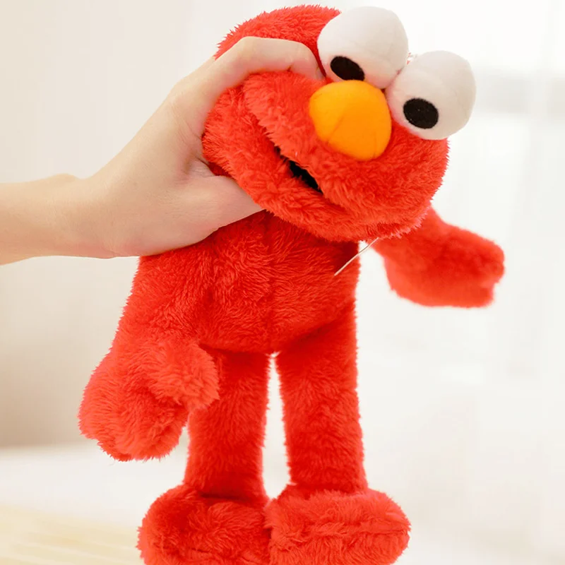 Aoger muñeca de Barrio Sésamo auténtica, juguetes de peluche, Elmo, bolso de hombro con cremallera, colgante, almohada de abrazo para dormir, regalo para niños