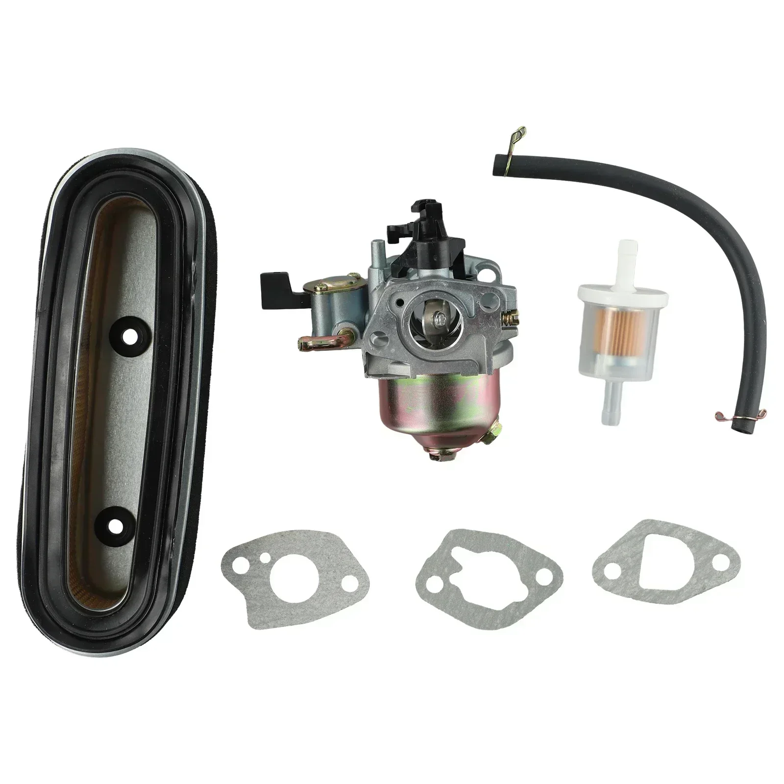 Imagem -03 - Filtro de ar Carb Carburador Motor para Honda Gxv120 Gxv140 Gxv160 Hr194 Hr195 Juntas 16100-ze7-w21 16211-ze1000