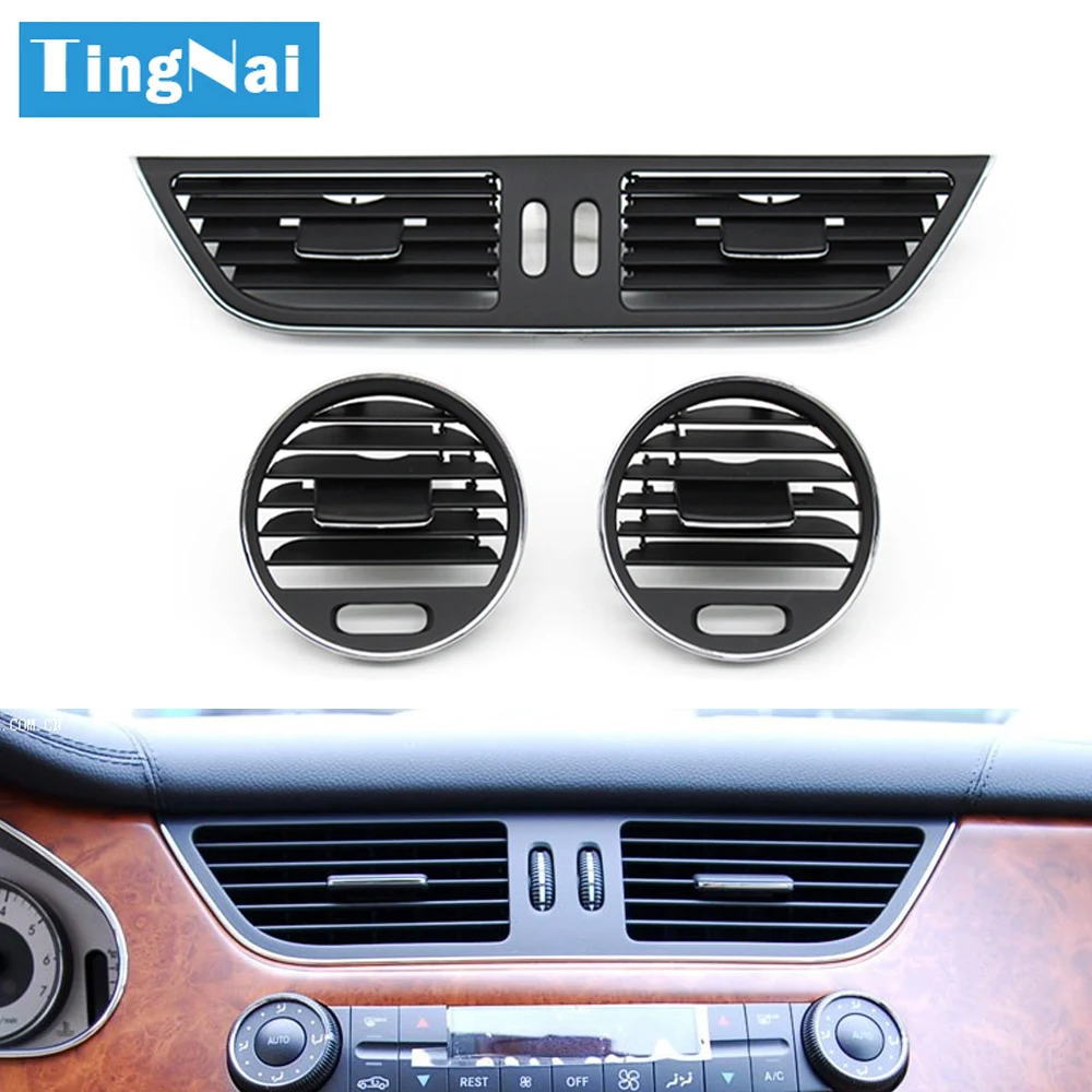 Car Front Rear Dashboard AC Heater Air Vent Grille Outlet Panel For Benz CLS W219 CLS55 CLS63 CLS350 CLS500 CLS550 2198300054