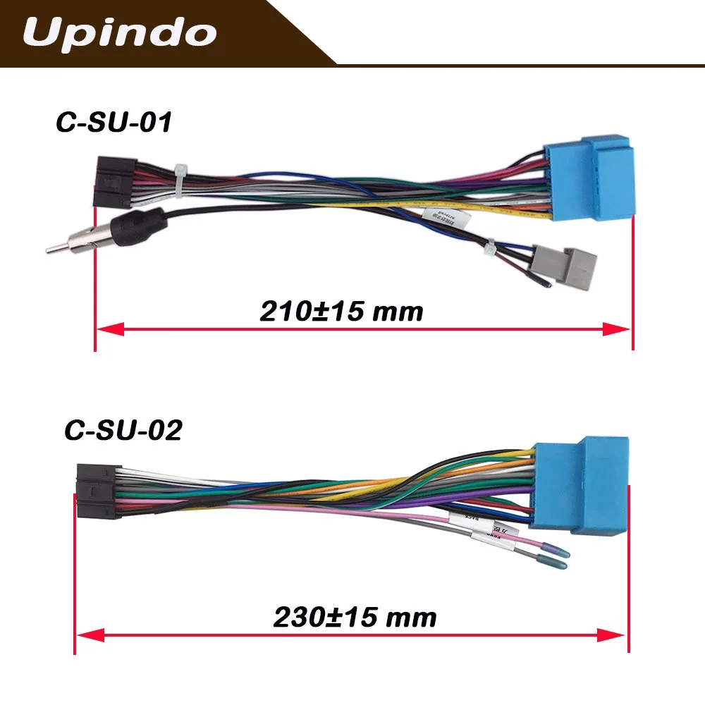 Sound Way ISO-kabelboom Adapter – Compatibel Met Honda, Suzuki, Acura, Fiat Sedici, Opel Agila En Meer