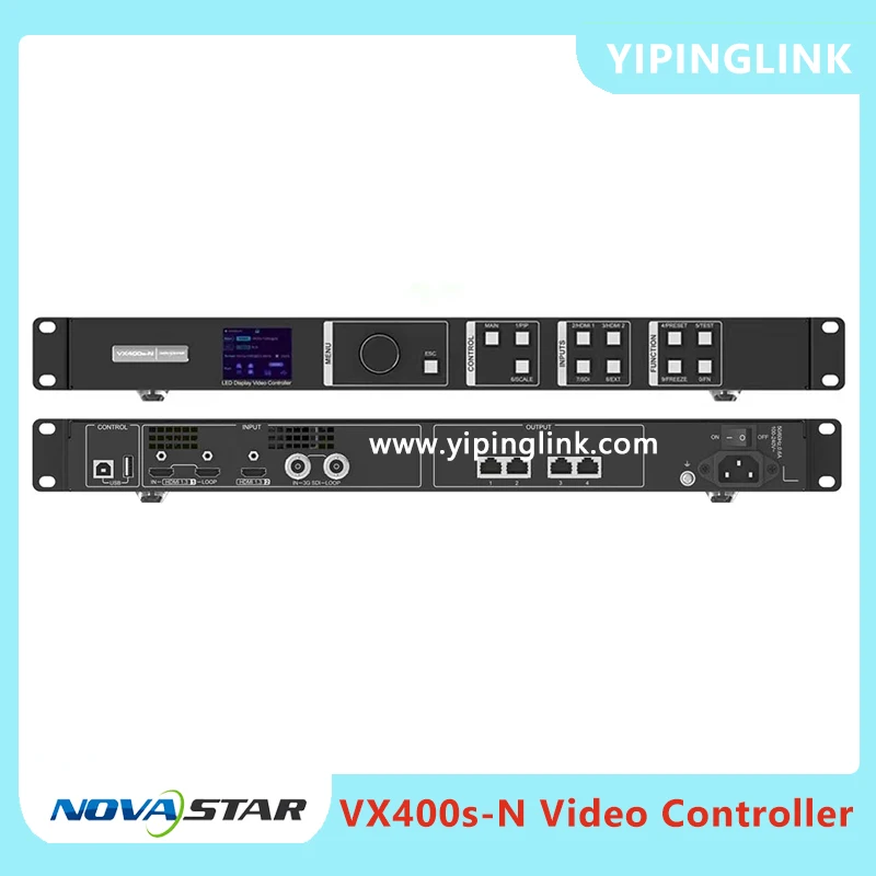 3 Input Port 4 Output Port Novastar VX400s-N All-in-One Controller Maximum Load 2.3 Million Pixels For LED Display