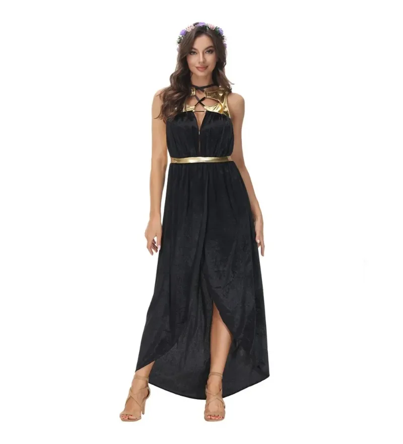 

Леди Древнегреческая Богиня Афина Костюм Взрослый Сексуальный Римский Принцесса Тога Халат Косплей Карнавал Хэллоуин Необычные Вечерние Платье