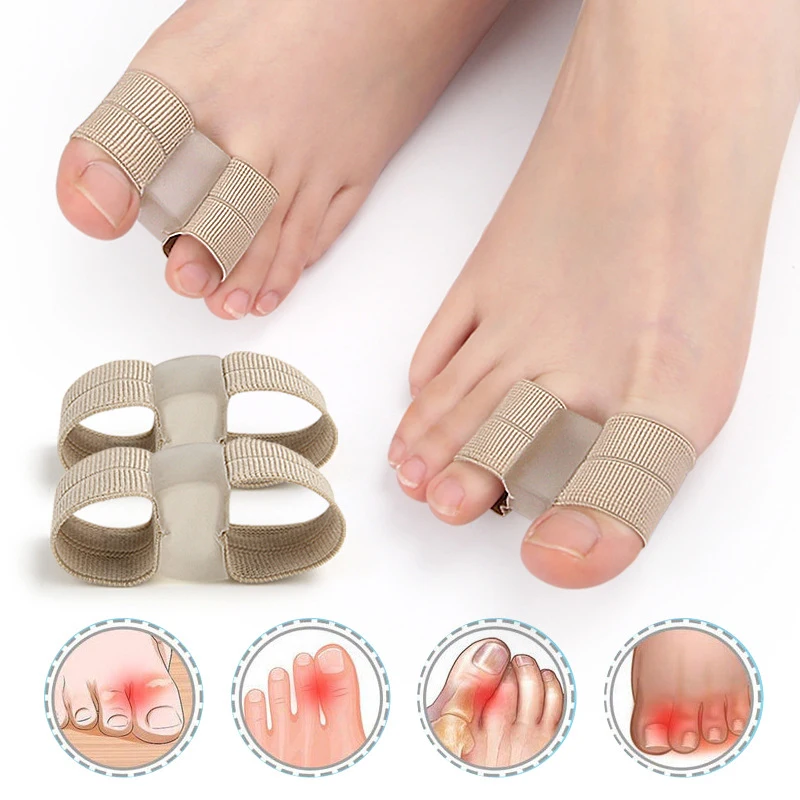 1Pc Toe Separator Fußpflege Werkzeug Silikon Spreader Separator Bunion Hallux Valgus Corrector Daumen Finger Korrektur Haarglätter