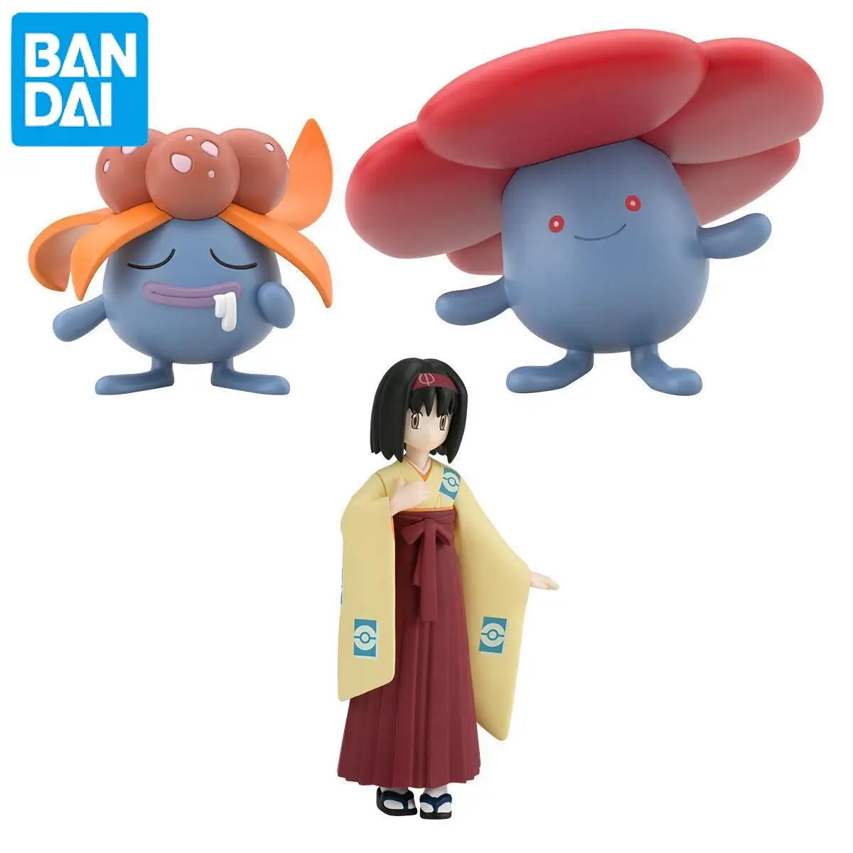 

Genuine Official Original Bandai Pokemon Erika Vileplume Gloom Figure Anime Genuine Collectible Boxed Model Dolls Toy