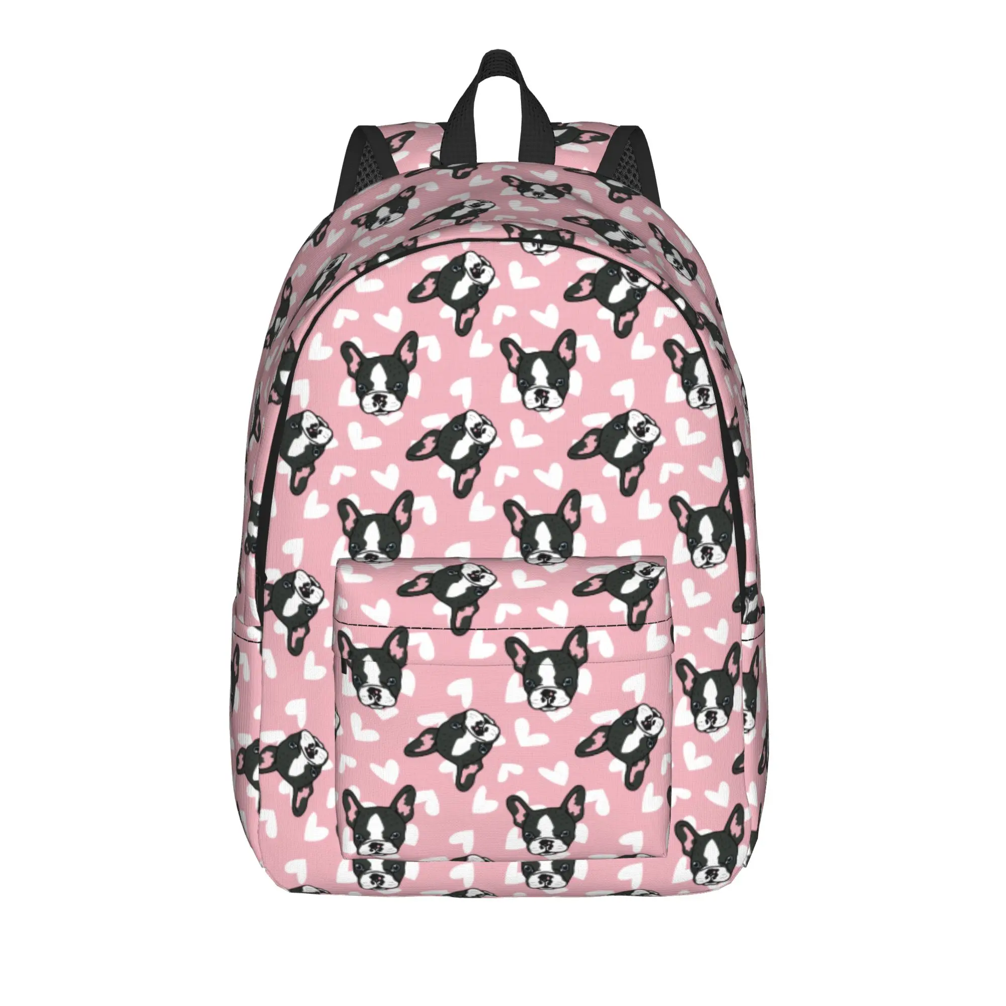 Bulldog Dog Backpack for Men Women Cool Student Work Daypack Animal Laptop Shoulder Bag Outdoor