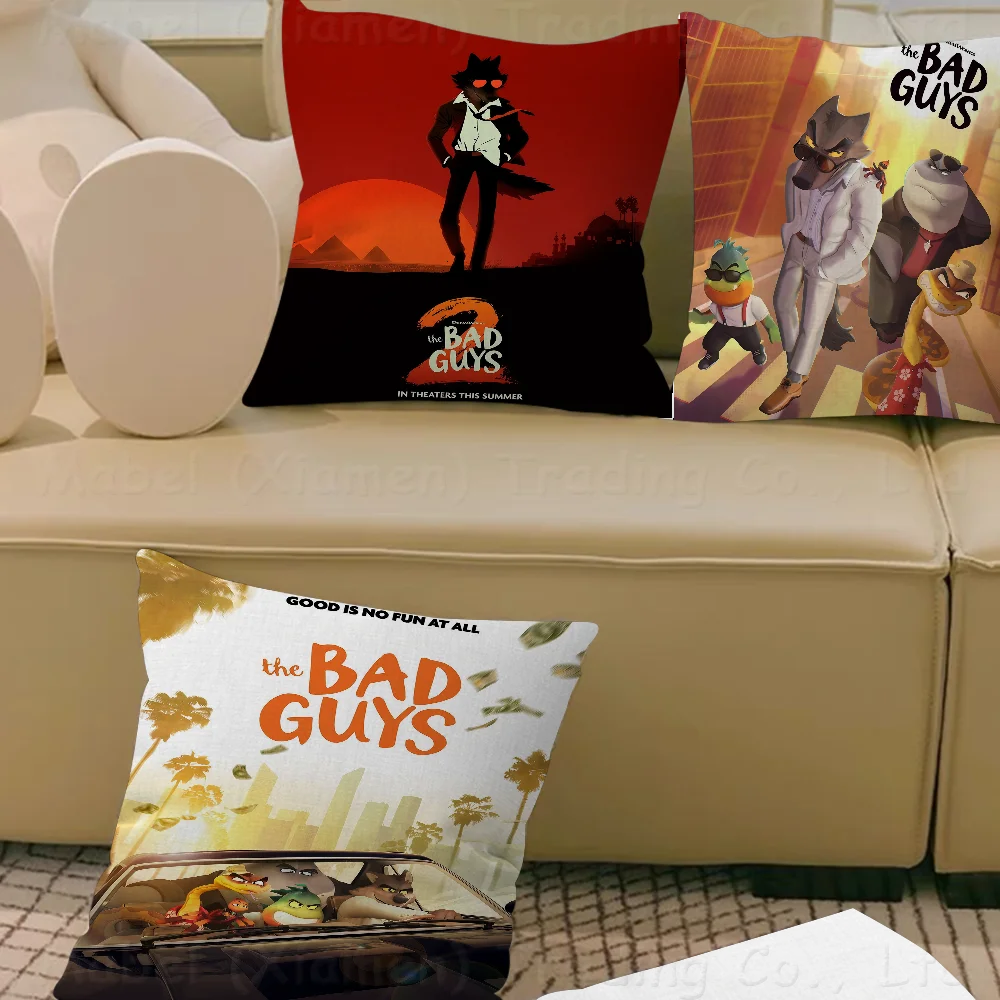 

The Bad GuysPillow Anime Pillow Sofa Bed Head Pillow Cover Cushion Cover 45x45 Cm Fashion