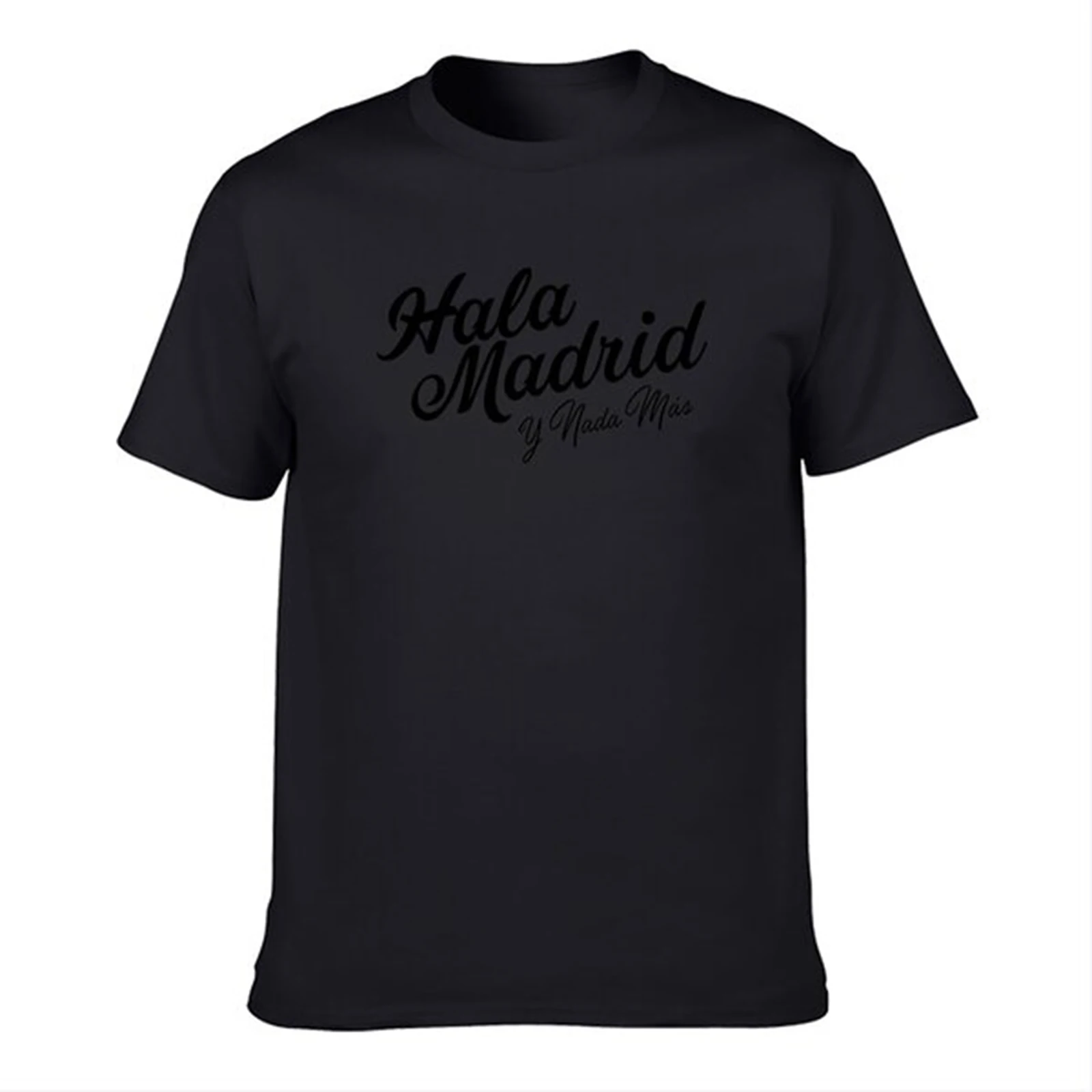 Hala Madrid Y Nada Mas by jazrou Men t-shirt fashion brand men tee-shirts humor t-shirt casual tee tops streetwear  harajuku