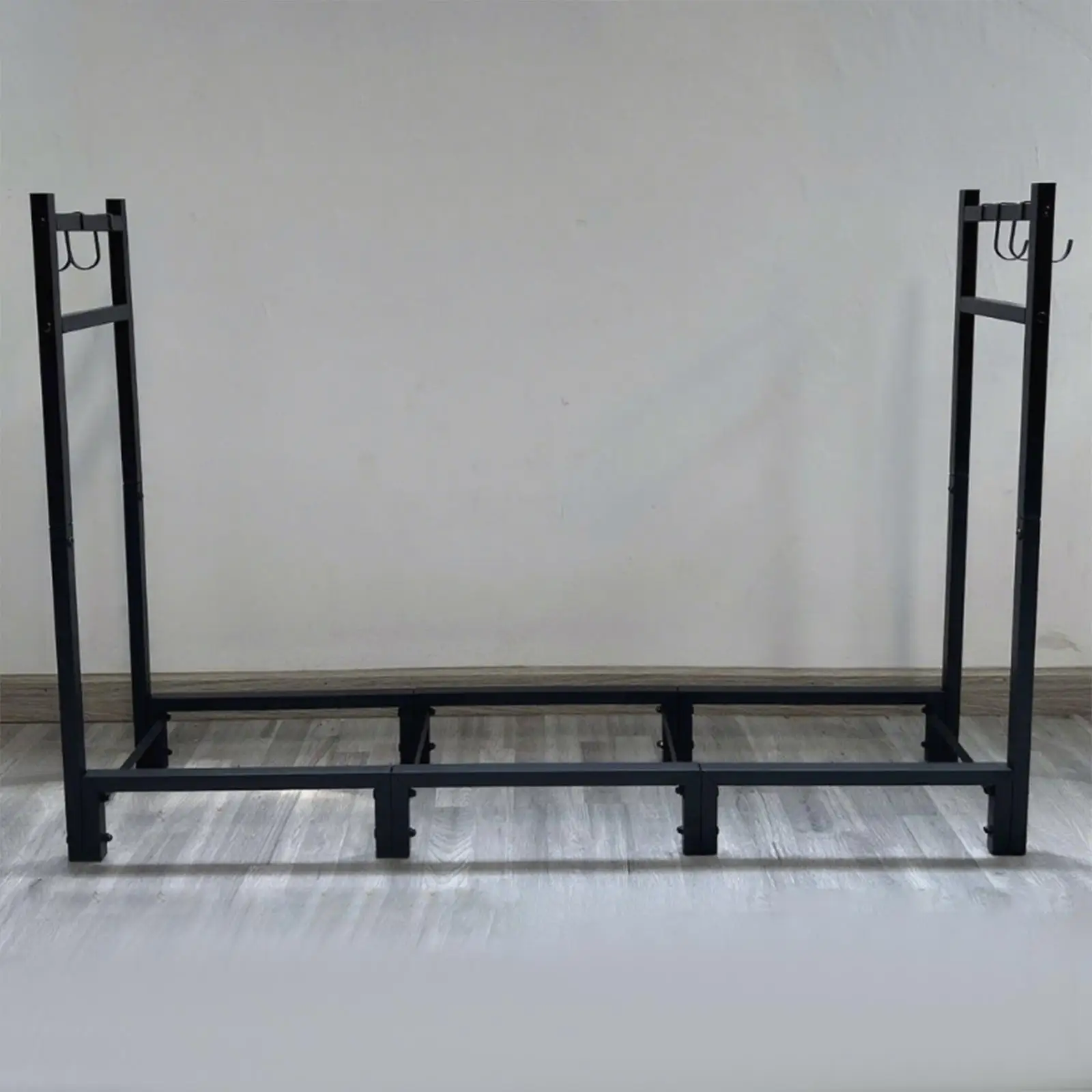 Heavy Duty Firewood Stand Stacker Holder 114x25x80cm for Backyard Deck Accessory Freestanding Large Stacking Stand