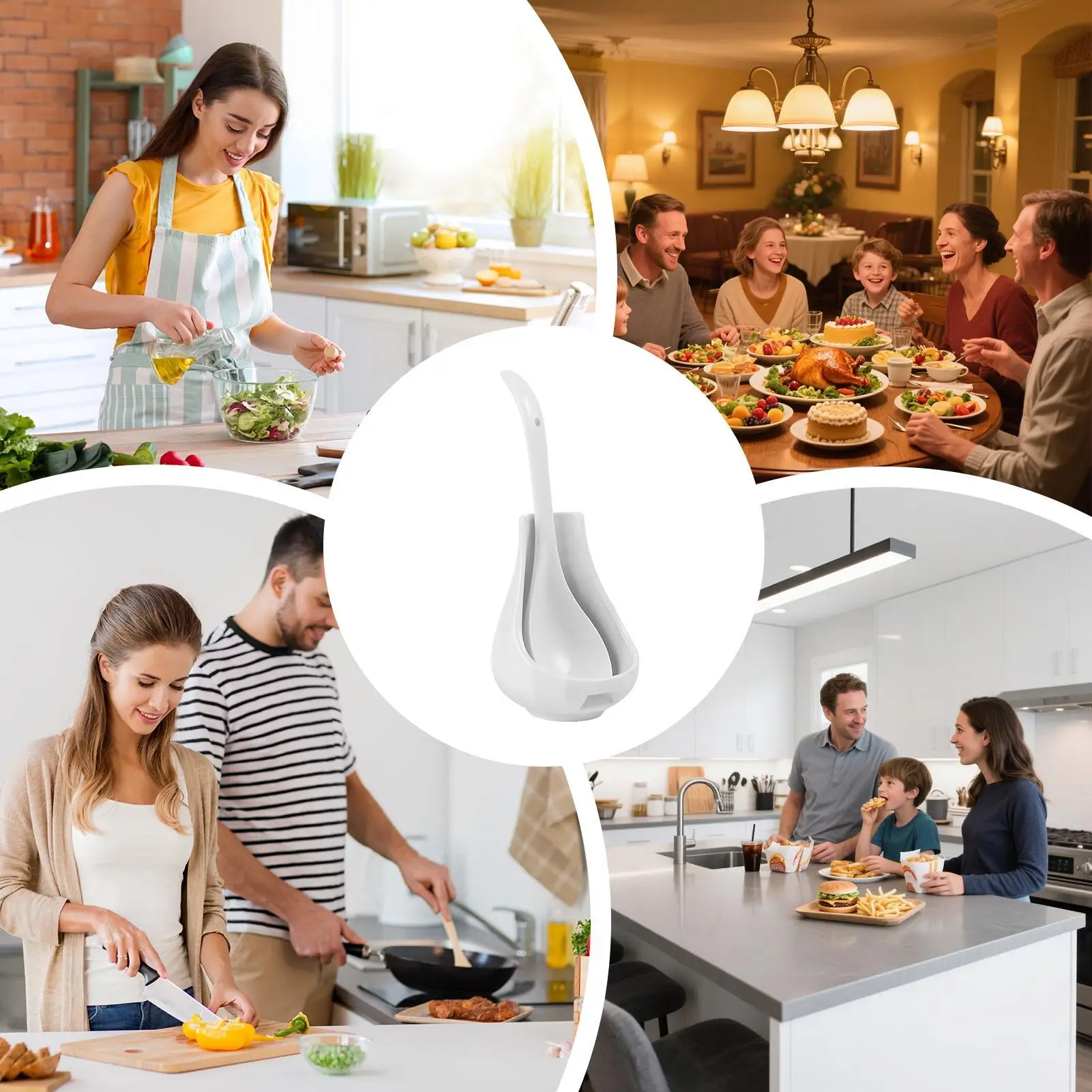 

Подставка для ложки, подставка для ложки для плиты, можно мыть в посудомоечной машине, керамическая кухонная лопаточка для приготовления пищи, органайзер для стойки