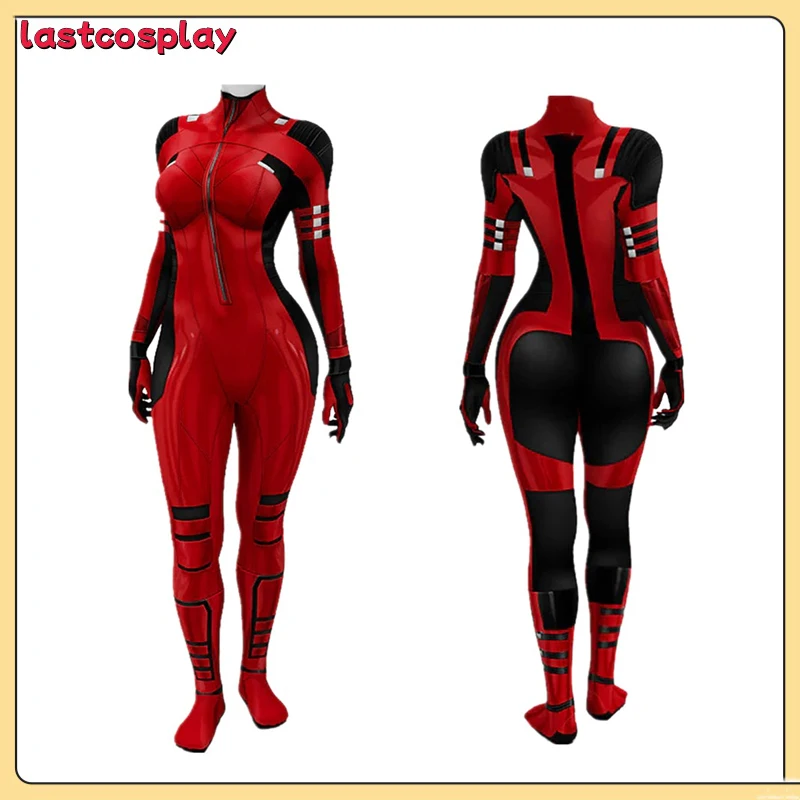 

Women Wade Disguise Death Cosplay Pool Jumpsuit Fantasy Wilson Villain Costume Fantasia Outfits Halloween Carnival Party Suit