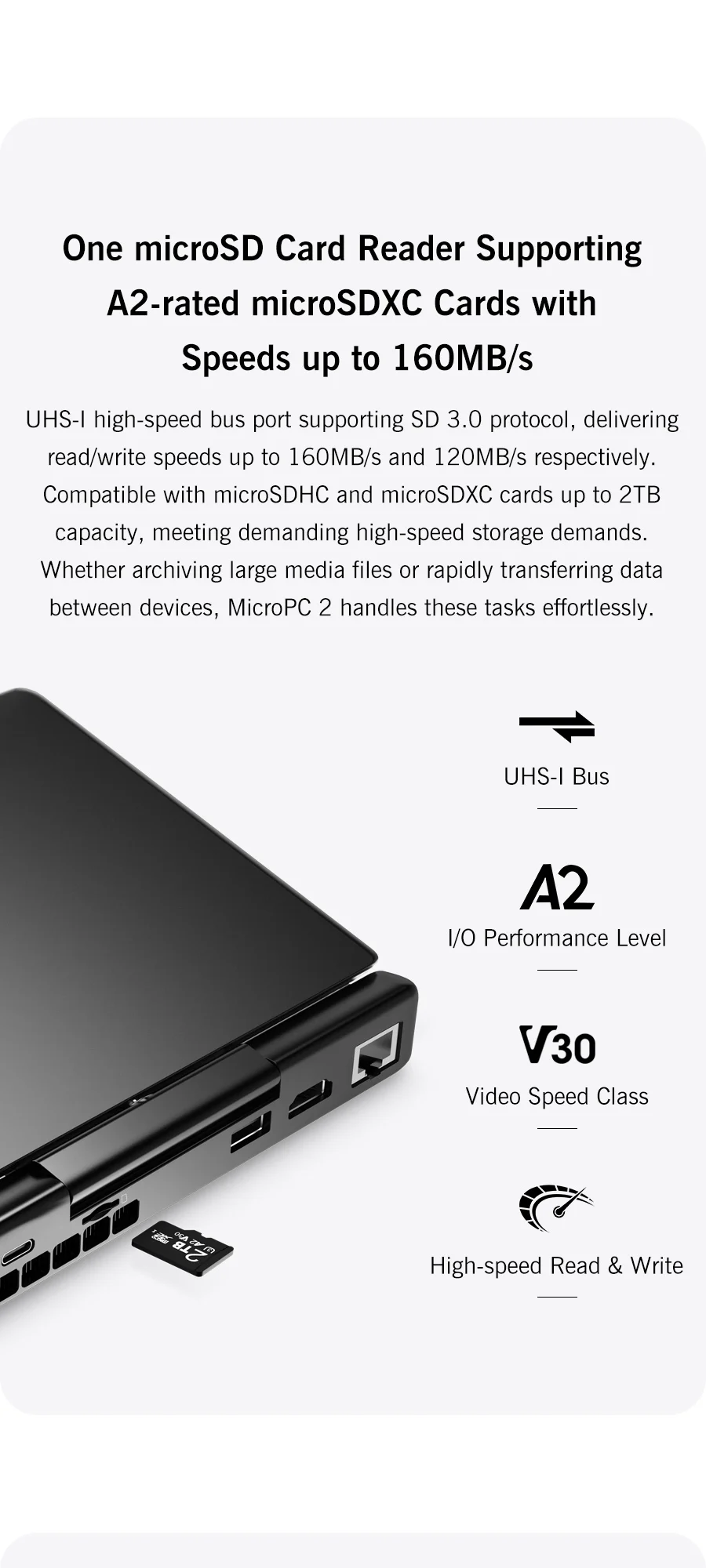 New 7-inch Screen Mini Laptop GPD MicroPC 2 Intel® Core™ I3-N250 16GB/512GB Portable Laptop Computer Notebook Windows 11