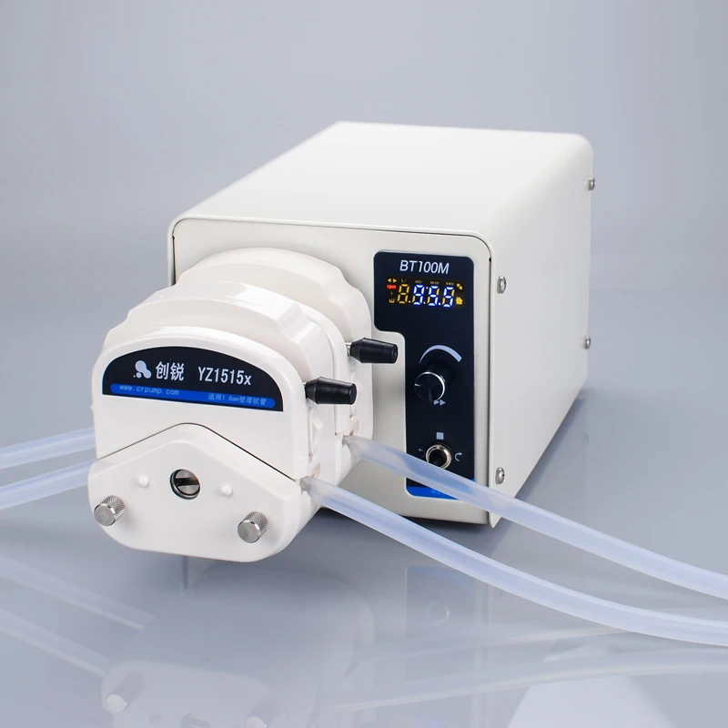 BT100M m/YZ1515x variable speed basic 220V AC chemical 2-channel laboratory dosing peristaltic pump