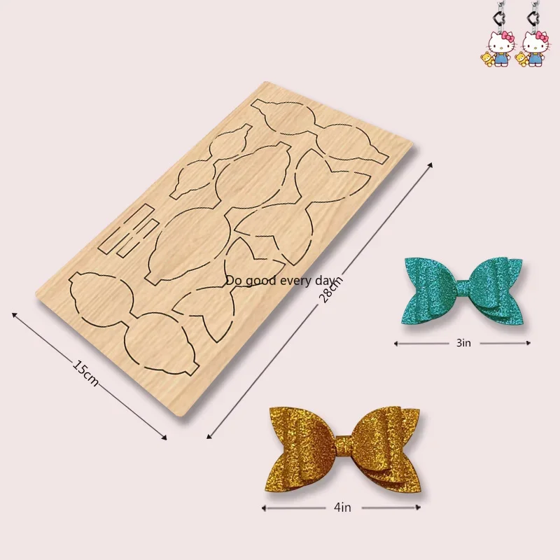 My199 3-4-inch Small And Cute Bow Wooden Cutting Dies Suitable For Most Cutting Machines