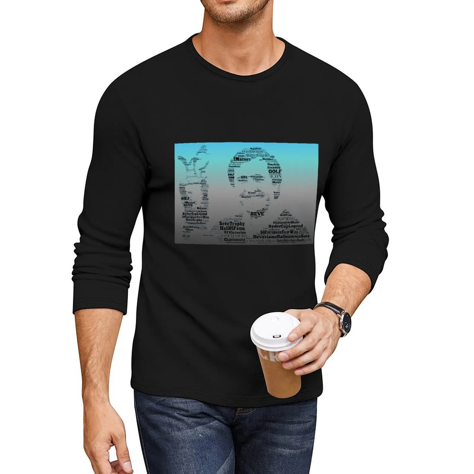 Seve Long T-Shirt quick drying t-shirt boys animal print shirt plain t-shirt graphic t shirt heavyweight t shirts for men