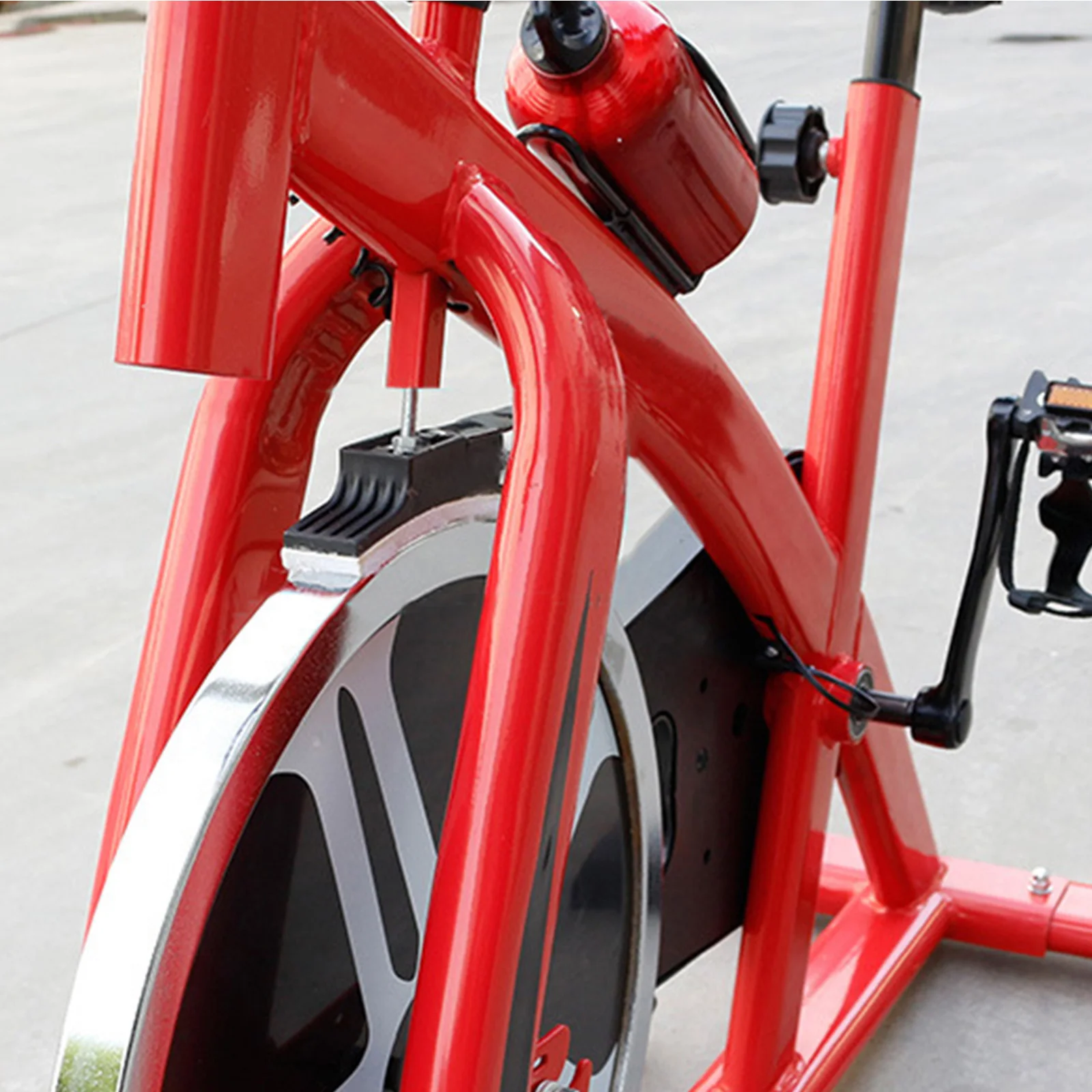 2 pièces résistance plaquettes de frein Fitness vélo disque de frein épaissi antidérapant Durable dégagement rapide exercice vélo tapis de frein salle de sport