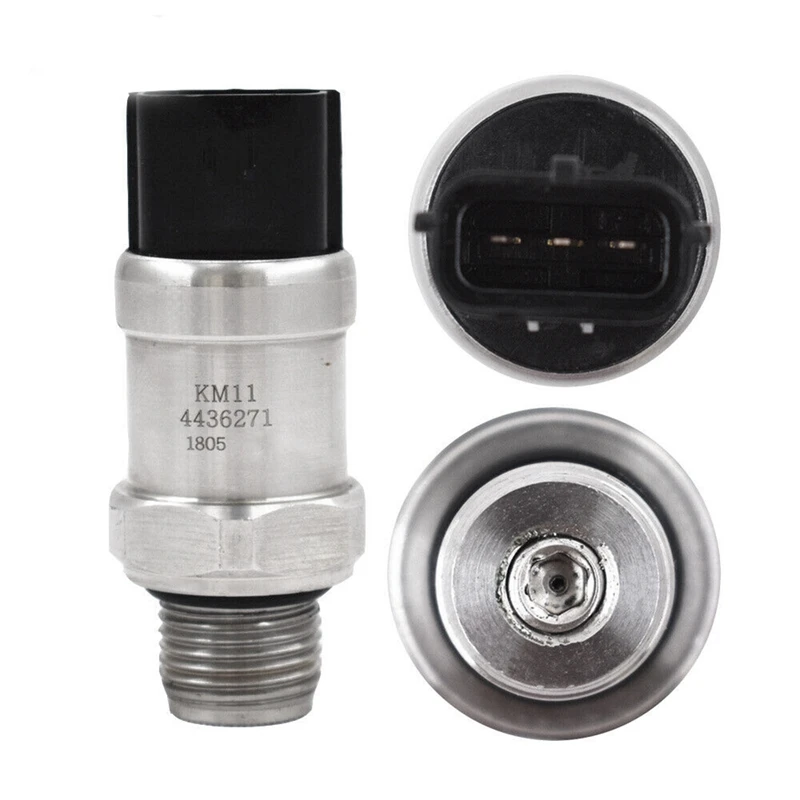 

1 PCS KM16-S13 Excavator Accessories Hydraulic Sensor Silver Metal For Hitachi EX200-2 EX200-3