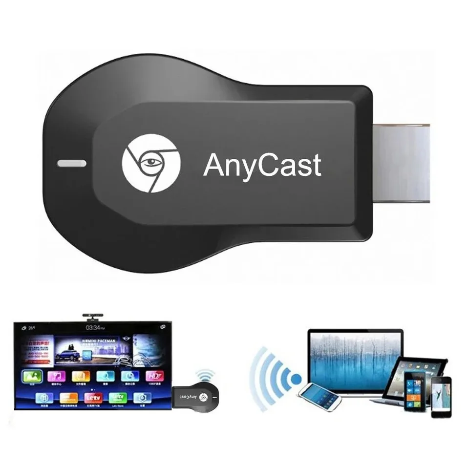 ワイヤレスTVレシーバー,HDMI,iOS,Androidスマートフォン,タブレット,ミラースクリーン,Airplay, Miracast, 1080p,wifi用のアダプター