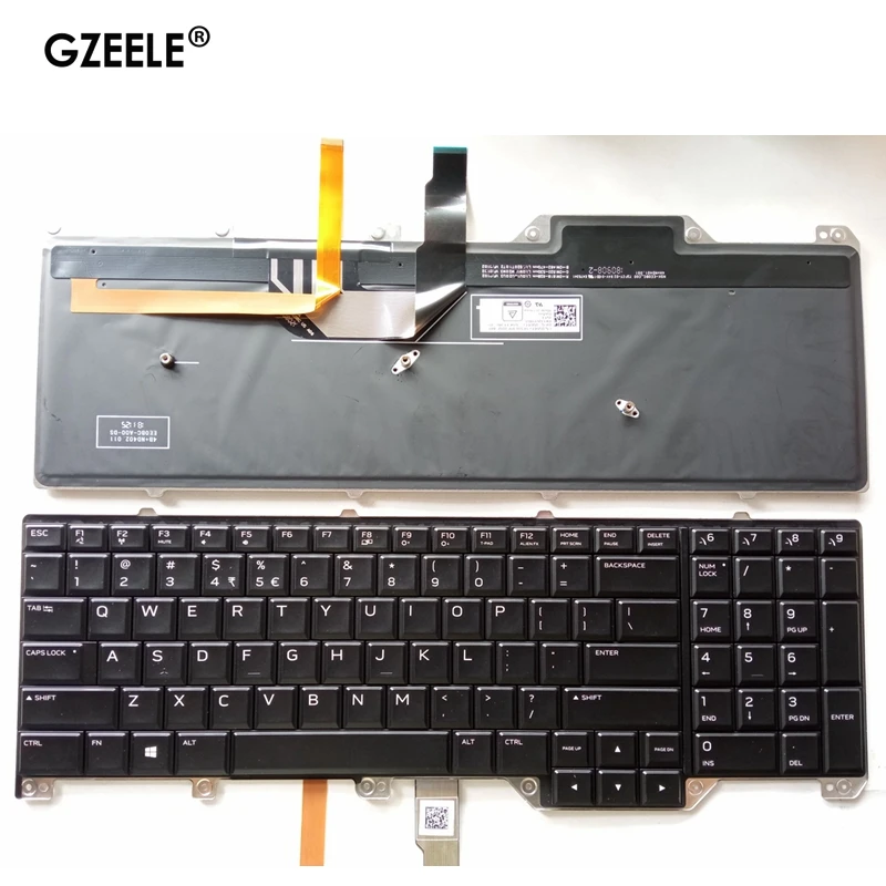 

New Laptop US keyboard for DELL Alienware M17 17 R4 R5 with Backlit 0ND5TJ PK1326T1B01