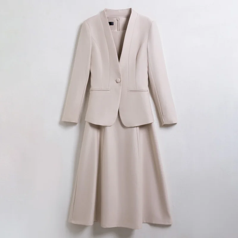 NAVIU Formal Elegant Women Business Blazer New Autumn Elegant Office Ladies Work Wear Professional Career Interview Outfits Coat