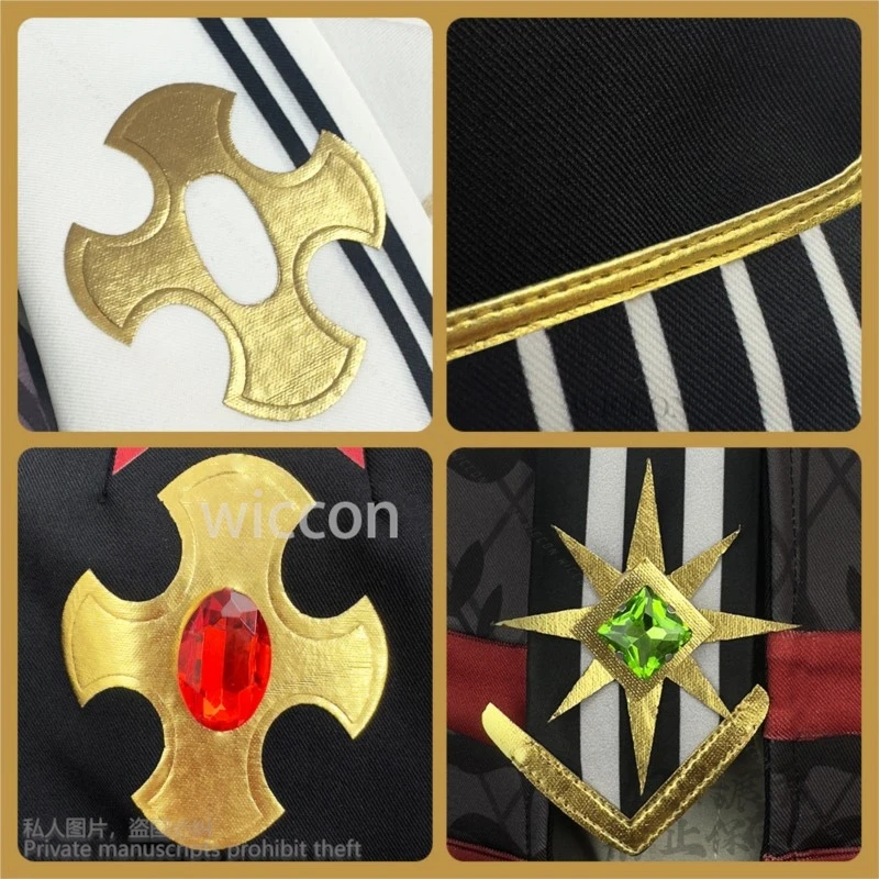 Caballeros Suou Tsukasa, conjunto de juego de Anime, disfraz de estrellas, disfraz de Cosplay de Ángel caído, uniforme de ídolo, sombrero, pelucas personalizadas
