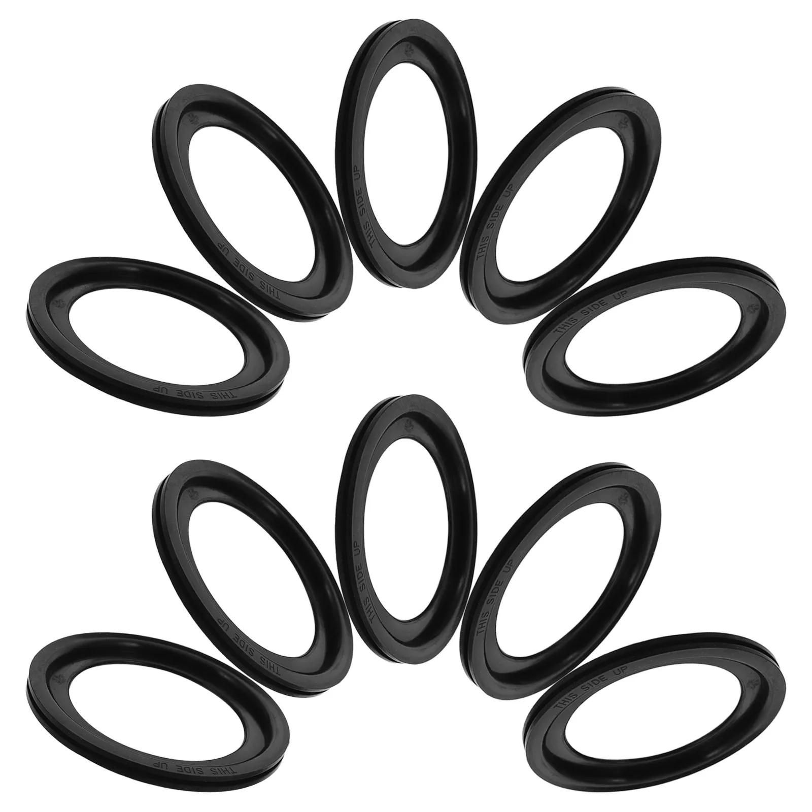 

10Pcs Rv Toilet Seal Replacement Rings Silicone Gasket 68Mm Id for Camper Trailer Toilet Flush Ball Seal Leak Proof Quiet