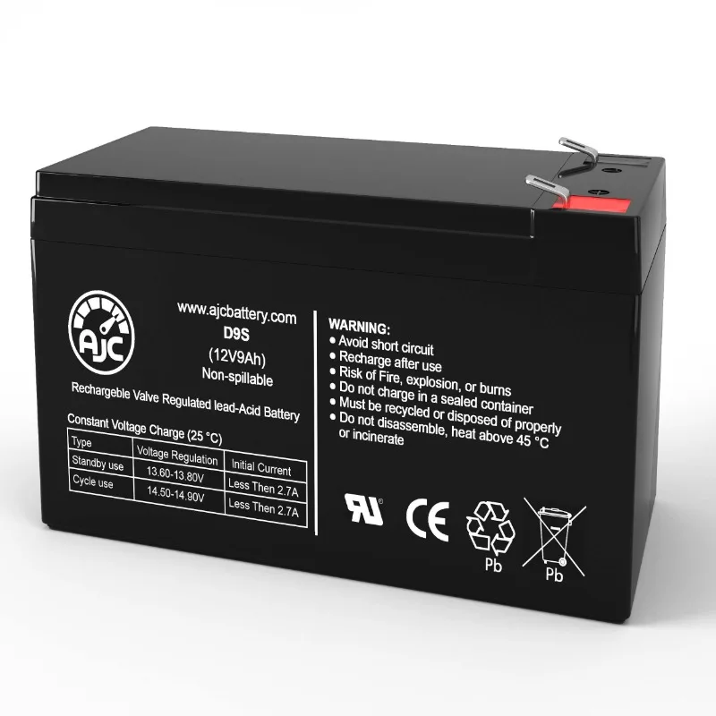 

Werker WKA12-8F2 12V 9Ah Sealed Lead Acid Battery - This Is an AJC Brand Replacement