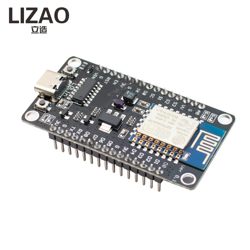 ESP8266 NodeMCU Lua V3 IoT Development Board, Serial Wi-Fi Module with Type-C Interface and CH340 Chip