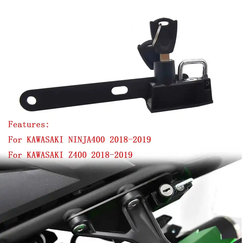 Für Kawasaki Ninja 400 2018 2019 2020 2021 Ninja 250 18-21 Motorrad-Helmschloss Bloqueo De Casco