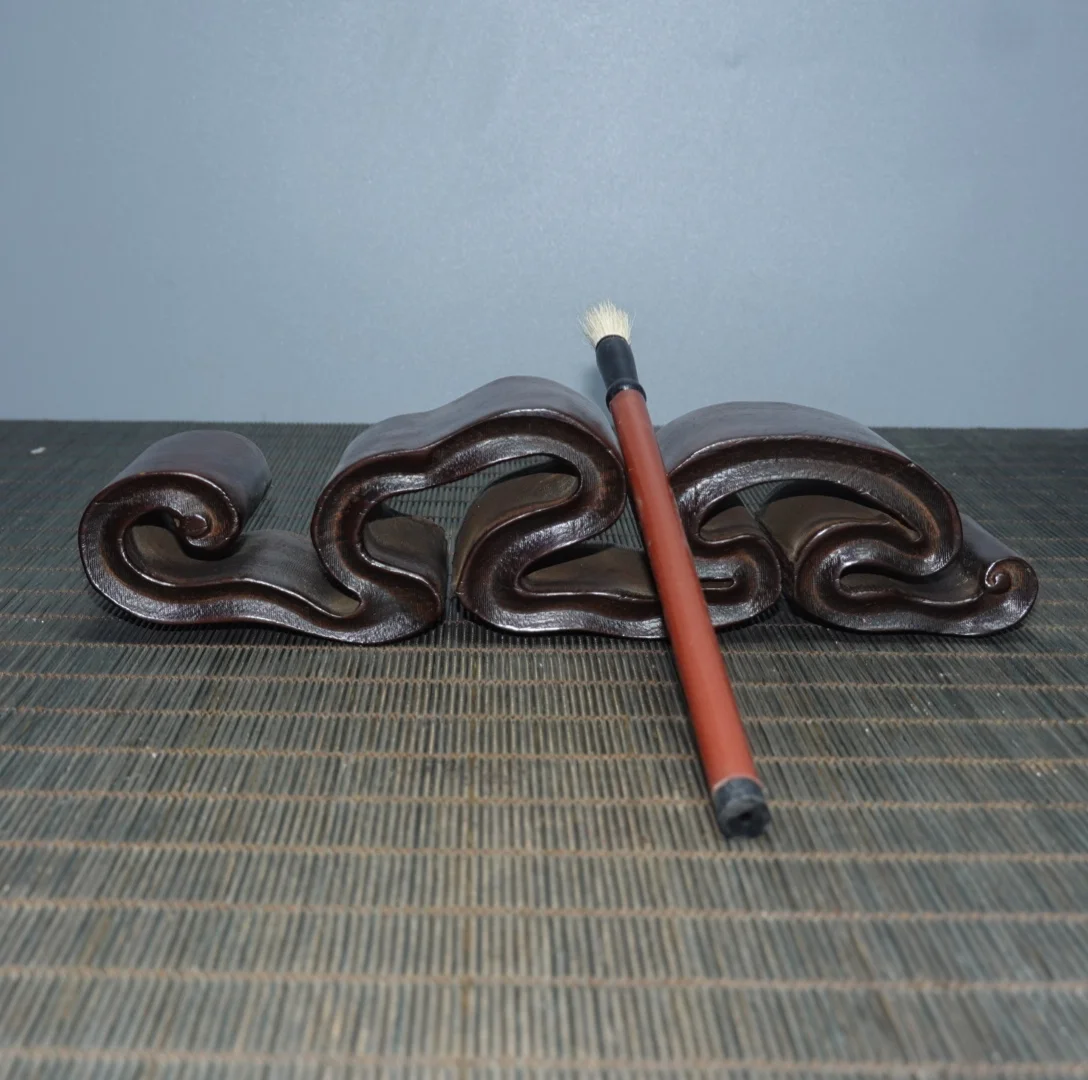 

China Old Ebony Xiangyun Penholder Desk Decoration