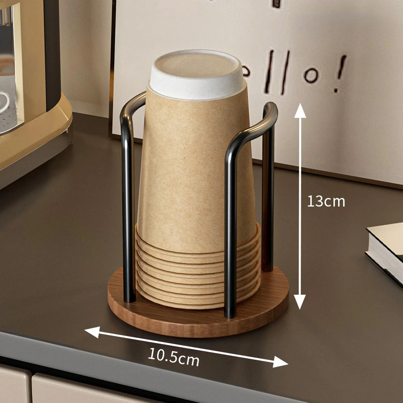Paper cup holder, water cup storage rack, dust-proof inverted hanging, disposable cup holder storage rack by the dining table